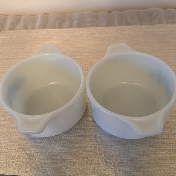 Vintage Dynaware Pyr-I-Rey Blue Cornfl Mini Casserole Ramekin 4.5” Set of 2 - Picture 3 of 5